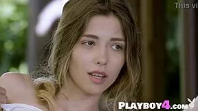 Petite Big Tits MILF Mila Azul Strips Posing