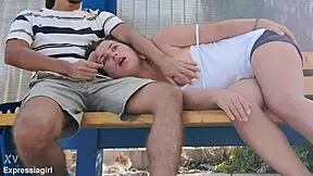 stepmom, suck stepson off at bus stop?