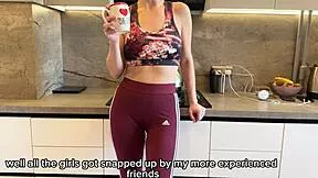 stepmom's friend joins to take my virginity doggystyle pov