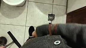 imagine this skinny girl sucking your monster cock in the bathroom right now?