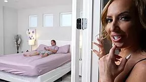 stepmom richelle ryan catches jerking and rides cock