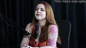 isadora closel teases in sheer red for wild outdoor bdsm interview