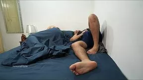 i shared the bed with my stepson and ended up taking his cock deep inside