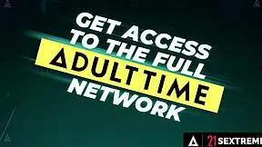 busty mature maid in stockings rides monster cock cowgirl sideways on big dick