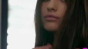 petite european milf gloria sol poses naked flashing natural big tits