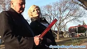 hey teen, pensioner bends you over doggystyle and bangs shaved pussy hard?