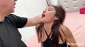 follando la garganta de allison tyler hasta que llora de placer y dolor 😩💦