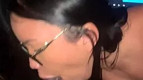 Lina Nakamura Can't Resist BBC Ride During Carpool Turns Public Fuck Fest