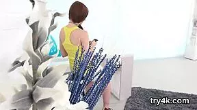 Innocent Teen Sucks Cock in POV Before Tight Cunt Gets Banged Hard