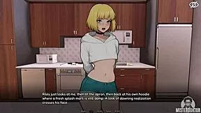 stuck bunkered with sexy femboy 17 cock riding creampie action starts