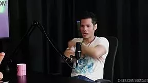 Bruna Carlos Jow Jow Bora Cast Sheer Red Lingerie Group Fun