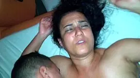 Wife Rides Friends Bareback While Cuckold Stays Home