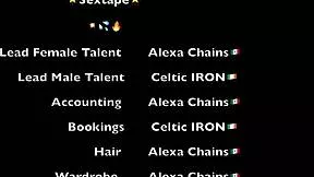 i rough suck and fuck lingerie model alexa chains in hotel celebrating her contract with deepthroat gagging