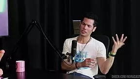 Bruna Carlos Jow Jow Bora Cast Sheer Red Lingerie Group Fun