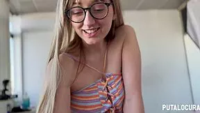 i'm blonde teen gulping torbe's dirty cum load
