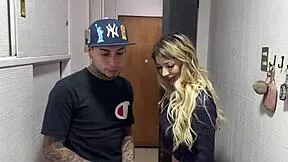 Gatitaveve rides contest winner's cock after licking his balls deep