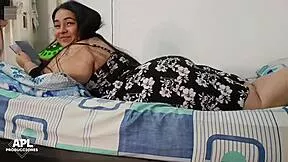 stepsis new girlfriend shows up and bro can't resist slamming her huge ass doggystyle right away