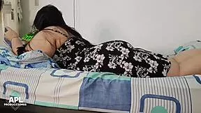 stepsis new girlfriend shows up and bro can't resist slamming her huge ass doggystyle right away