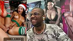 beautiful trans milf cums hands free huge cock toys