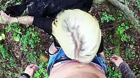 Risky Outdoor Fuck: Hot Blonde German Milf Begs for Rough Bareback Cum