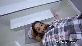 chocolate petite ebony 18+ cutie hardcore anal assfucks fat white monster cock pov reality