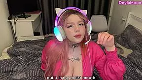 oh man joi from this passionate redhead streamer gamer makes you cum buckets