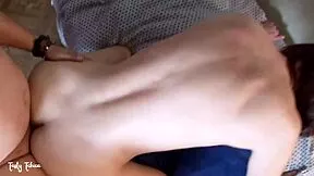 stepsister begs no anal as he forces superman pose deep inside