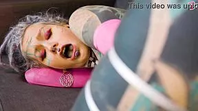 whoa, monster cock reams this greedy trippy hippie bitch's tight ass sloppy??