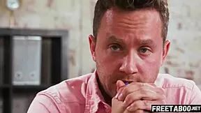 hey shy teen babysitter, tricked in interview? now ride boss cock hardcore on desk to creampie orgasm 😈 full movie!