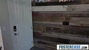 Think your foster dad won't punish that short skirt?