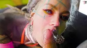 whoa, monster cock reams this greedy trippy hippie bitch's tight ass sloppy??