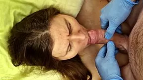 Buccal massage turns into monster cock face fucking frenzy?