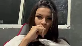 Hot 18-year-old enjoys licking and sucking
