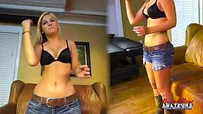 18yo bailey swallows cum after deepthroat blowjob and doggystyle pounding