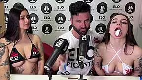 chavita and lorraine heat up the spicy room with flirty interview vibes