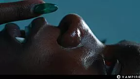 ebony vampire master rips clothes turns blonde teen slaves dripping wet??