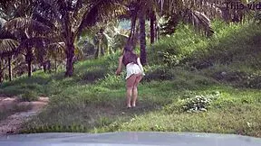 😘 Wet big tits mommy gives risky car blowjob pov deepthroat titjob cumshot!!