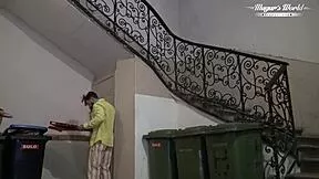 behind the scenes lili charmelle gets fucked hard by homeless guy doggystyle