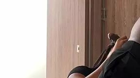 secretly sucking my best friend's boyfriend's big black cock deepthroat style - amateur couple nysdel homemade face fucking and cum swallow!