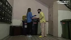 behind the scenes lili charmelle gets fucked hard by homeless guy doggystyle