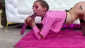 skinny breezy bri rims his ass nasty then rides big dick hard in wild session