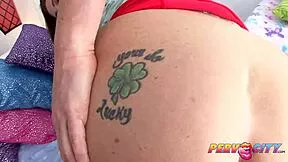 Pervcity Redhead Cici Sarah Deepthroat Blowjob Ass To Mouth Gaping Cumshot Threesome