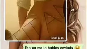 Horny Venezuelan Babe With Big Tits And Huge Ass Strips Naked On Videocall Ready To Finger Her Wet Pussy For Monster Cock