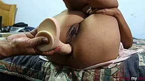 ever trained a tight anal slut with toys until she begs for more cock??