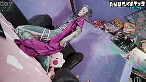 Tattooed Model Fingers Ass and Vibes Pussy Live on Cam