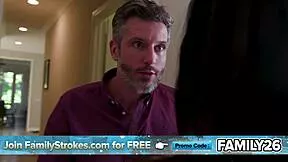 stepdad's open door rule turns into wild hardcore pounding of rebellious stepdaughter