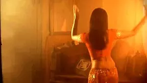 little indian teen dances bollywood style stripping her clothes off