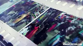 sadie blake's shoplifting leads to sideways pussy pounding by lp officer's thick cock