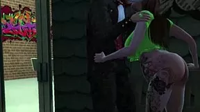 wanna dance with these big titted teens outside the nightclub?