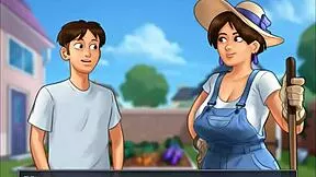 Sensual milf tits massage turns into sexy teen blowjob session